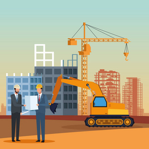 《趣探市政工程 建筑工程師李工的卡通日?！? class=